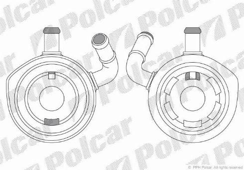 Polcar 6060L8-1 - Uljni hladnjak, ulje za motor www.molydon.hr