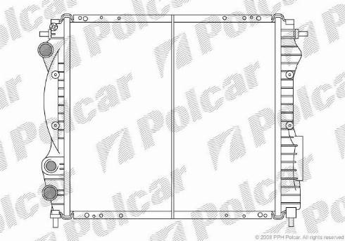 Polcar 6006088X - Hladnjak, hladjenje motora www.molydon.hr