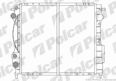 Polcar 600608-8 - Hladnjak, hladjenje motora www.molydon.hr