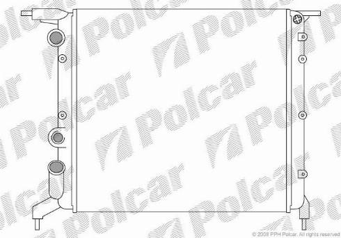 Polcar 600608-3 - Hladnjak, hladjenje motora www.molydon.hr