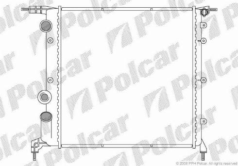 Polcar 600608-2 - Hladnjak, hladjenje motora www.molydon.hr