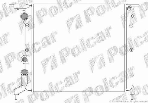 Polcar 600608A3 - Hladnjak, hladjenje motora www.molydon.hr