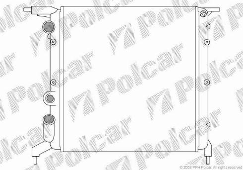 Polcar 600608A2 - Hladnjak, hladjenje motora www.molydon.hr