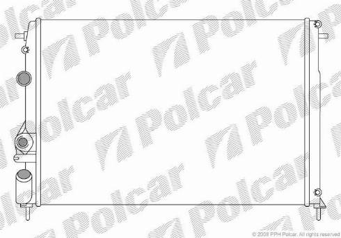 Polcar 600708-5 - Hladnjak, hladjenje motora www.molydon.hr