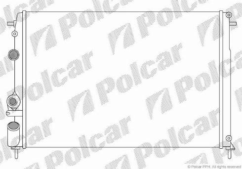 Polcar 600708A5 - Hladnjak, hladjenje motora www.molydon.hr