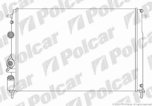 Polcar 600708A6 - Hladnjak, hladjenje motora www.molydon.hr