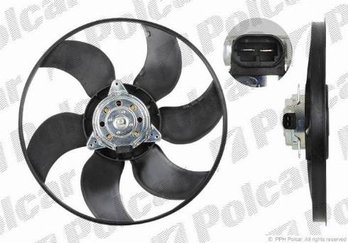 Polcar 600723U2 - Ventilator, hladjenje motora www.molydon.hr