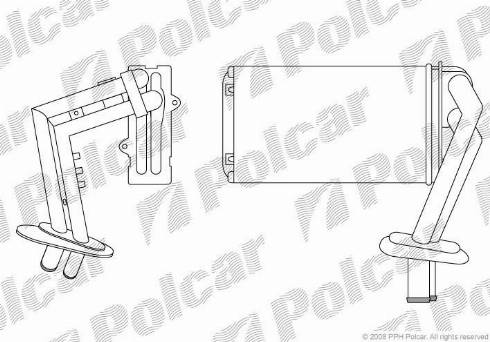 Polcar 6007N81X - Izmjenjivač topline, grijanje unutrasnjeg prostora www.molydon.hr