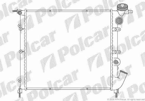 Polcar 601908-2 - Hladnjak, hladjenje motora www.molydon.hr