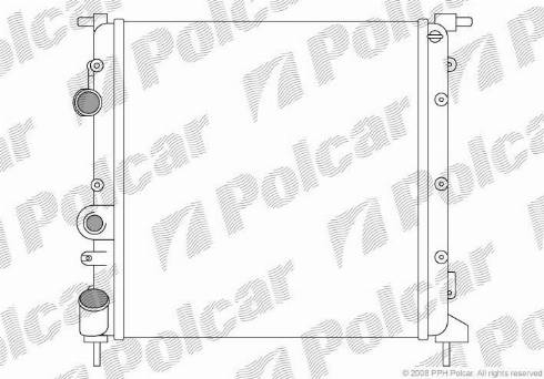 Polcar 601508-6 - Hladnjak, hladjenje motora www.molydon.hr