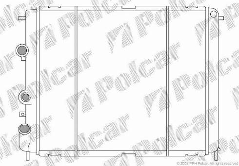 Polcar 6015081X - Hladnjak, hladjenje motora www.molydon.hr