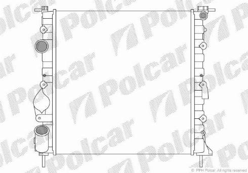 Polcar 6015082X - Hladnjak, hladjenje motora www.molydon.hr