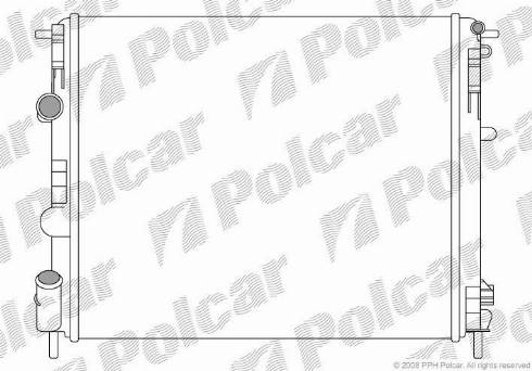 Polcar 601508A5 - Hladnjak, hladjenje motora www.molydon.hr