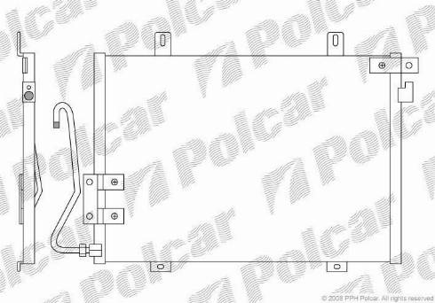 Polcar 6015K81X - Kondenzator, klima-Uređaj www.molydon.hr