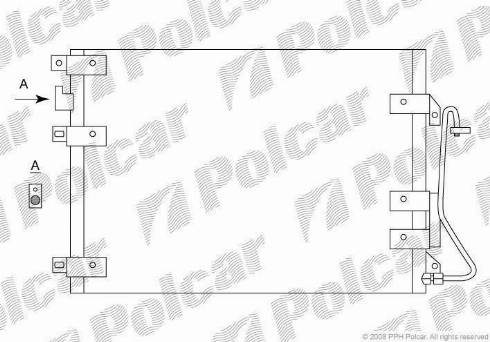 Polcar 6015K82X - Kondenzator, klima-Uređaj www.molydon.hr