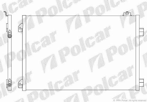 Polcar 6016K8C2 - Kondenzator, klima-Uređaj www.molydon.hr