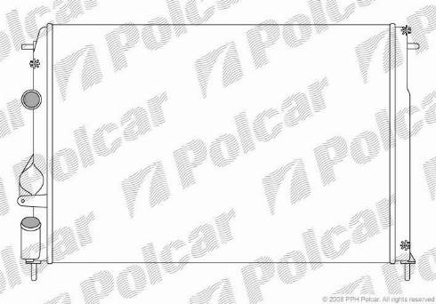 Polcar 601108-1 - Hladnjak, hladjenje motora www.molydon.hr