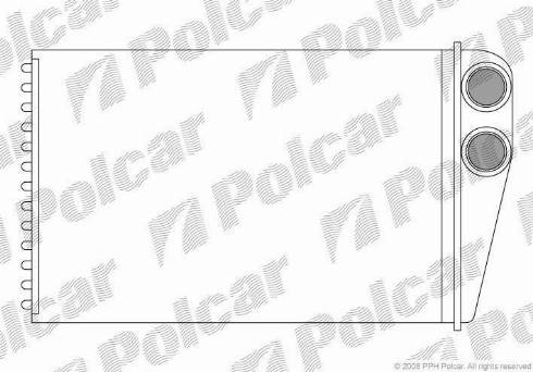 Polcar 6012N81X - Izmjenjivač topline, grijanje unutrasnjeg prostora www.molydon.hr