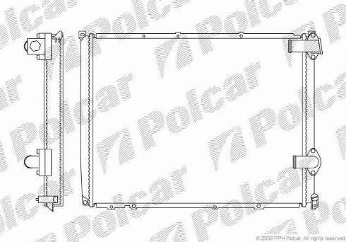 Polcar 603308-2 - Hladnjak, hladjenje motora www.molydon.hr