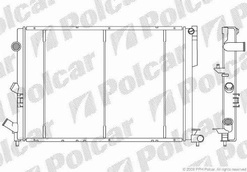 Polcar 603208-2 - Hladnjak, hladjenje motora www.molydon.hr