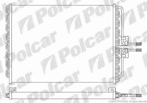 Polcar 6032K81X - Kondenzator, klima-Uređaj www.molydon.hr