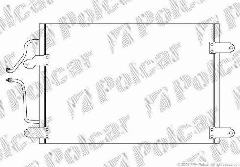 Polcar 6032K83X - Kondenzator, klima-Uređaj www.molydon.hr