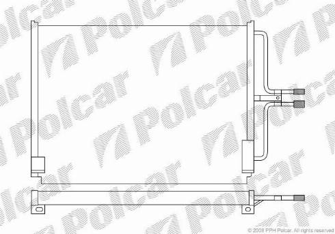 Polcar 6032K8B1 - Kondenzator, klima-Uređaj www.molydon.hr