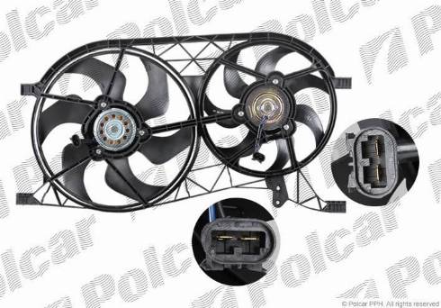 Polcar 603723W3 - Ventilator, hladjenje motora www.molydon.hr