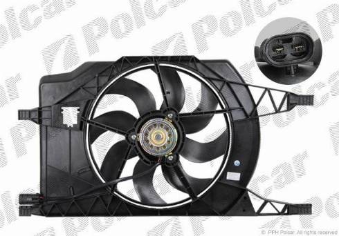 Polcar 603723W2 - Ventilator, hladjenje motora www.molydon.hr