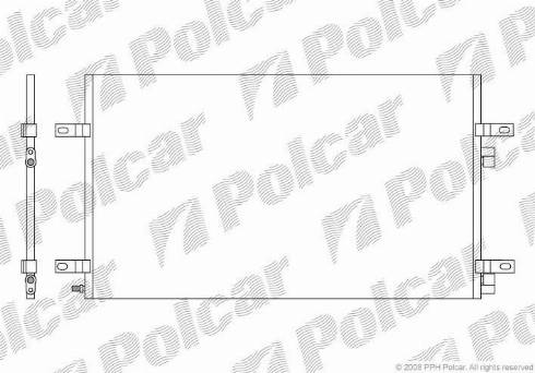 Polcar 6037K8C1 - Kondenzator, klima-Uređaj www.molydon.hr