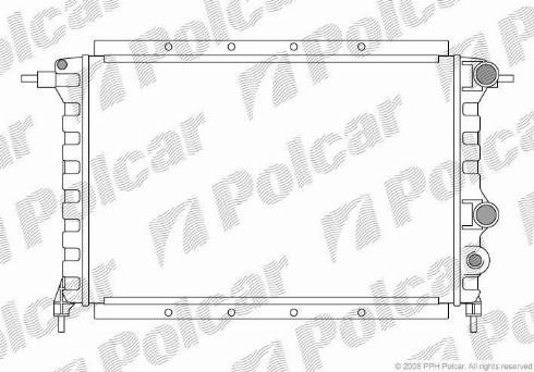 Polcar 6025082X - Hladnjak, hladjenje motora www.molydon.hr