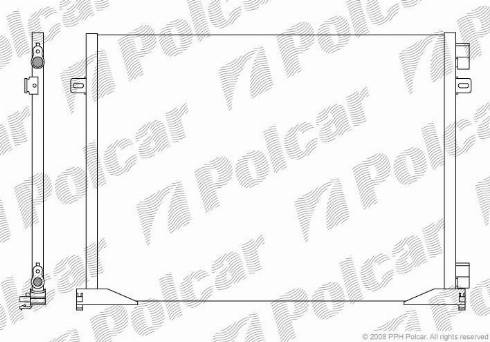 Polcar 6026K81X - Kondenzator, klima-Uređaj www.molydon.hr