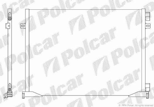 Polcar 6026K83X - Kondenzator, klima-Uređaj www.molydon.hr