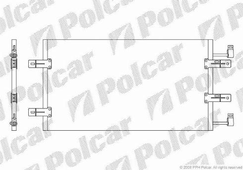 Polcar 6026K82X - Kondenzator, klima-Uređaj www.molydon.hr