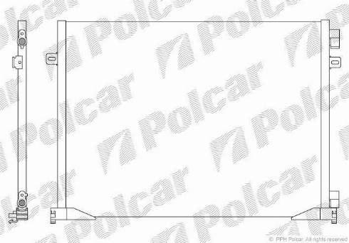 Polcar 6027K8C3S - Kondenzator, klima-Uređaj www.molydon.hr