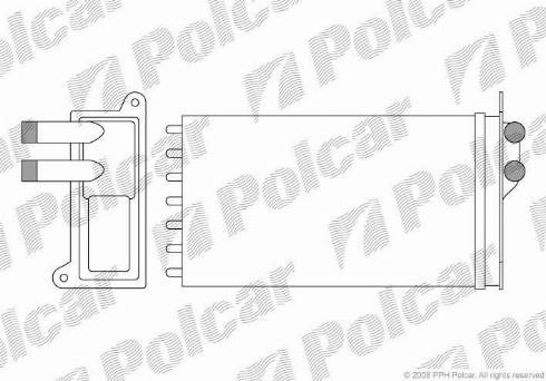 Polcar 6712N82X - Izmjenjivač topline, grijanje unutrasnjeg prostora www.molydon.hr