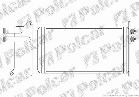 Polcar 6712N8-2 - Izmjenjivač topline, grijanje unutrasnjeg prostora www.molydon.hr