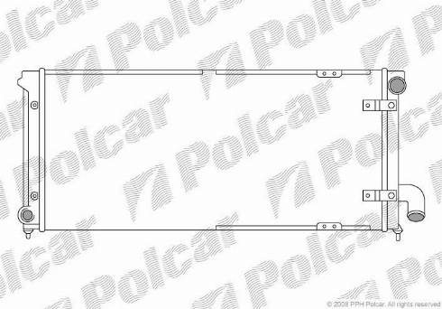 Polcar 672008-3 - Hladnjak, hladjenje motora www.molydon.hr