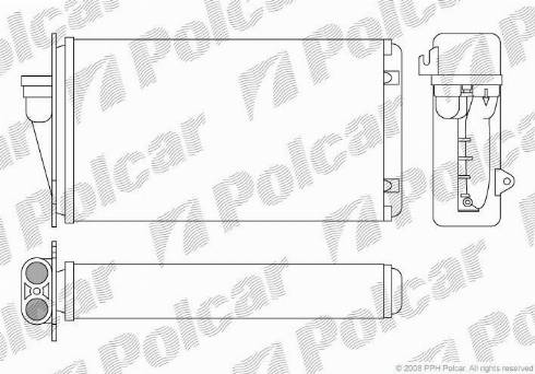 Polcar 1402N81X - Izmjenjivač topline, grijanje unutrasnjeg prostora www.molydon.hr