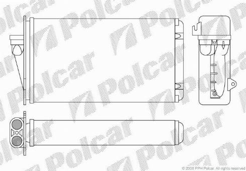 Polcar 1402N8-1 - Izmjenjivač topline, grijanje unutrasnjeg prostora www.molydon.hr