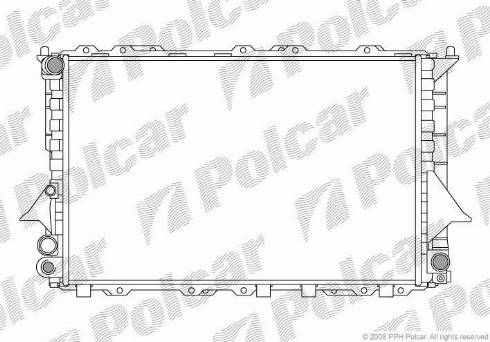 Polcar 131608A4 - Hladnjak, hladjenje motora www.molydon.hr