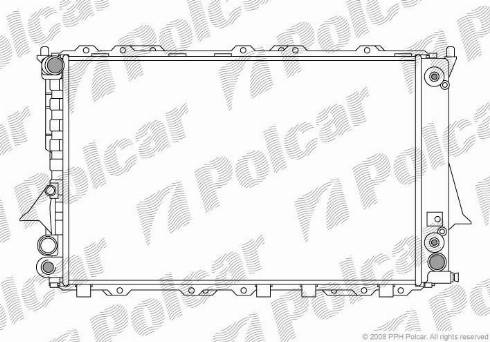 Polcar 131608A6 - Hladnjak, hladjenje motora www.molydon.hr