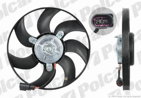 Polcar 133123U5-Q - Ventilator, hladjenje motora www.molydon.hr