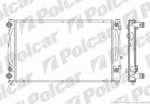 Polcar 132408-4 - Hladnjak, hladjenje motora www.molydon.hr