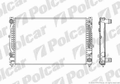 Polcar 132408-6 - Hladnjak, hladjenje motora www.molydon.hr