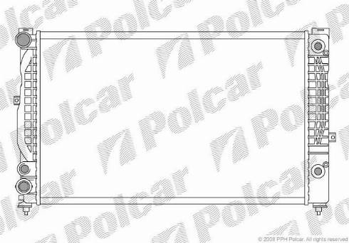 Polcar 132408A8 - Hladnjak, hladjenje motora www.molydon.hr