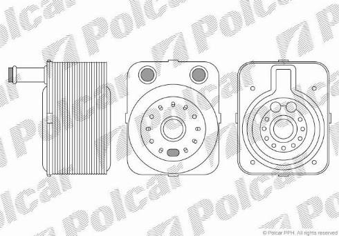 Polcar 1323L83X - Uljni hladnjak, ulje za motor www.molydon.hr