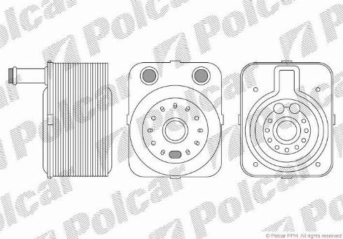 Polcar 1323L8-3 - Uljni hladnjak, ulje za motor www.molydon.hr