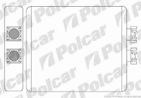 Polcar 1322N81X - Izmjenjivač topline, grijanje unutrasnjeg prostora www.molydon.hr