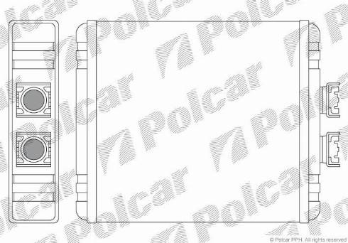 Polcar 1322N8-1 - Izmjenjivač topline, grijanje unutrasnjeg prostora www.molydon.hr